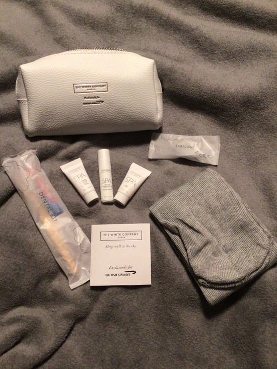 The White Company Handbags - British Airways x The White Company Amenities Kit; white; brand new/never opened